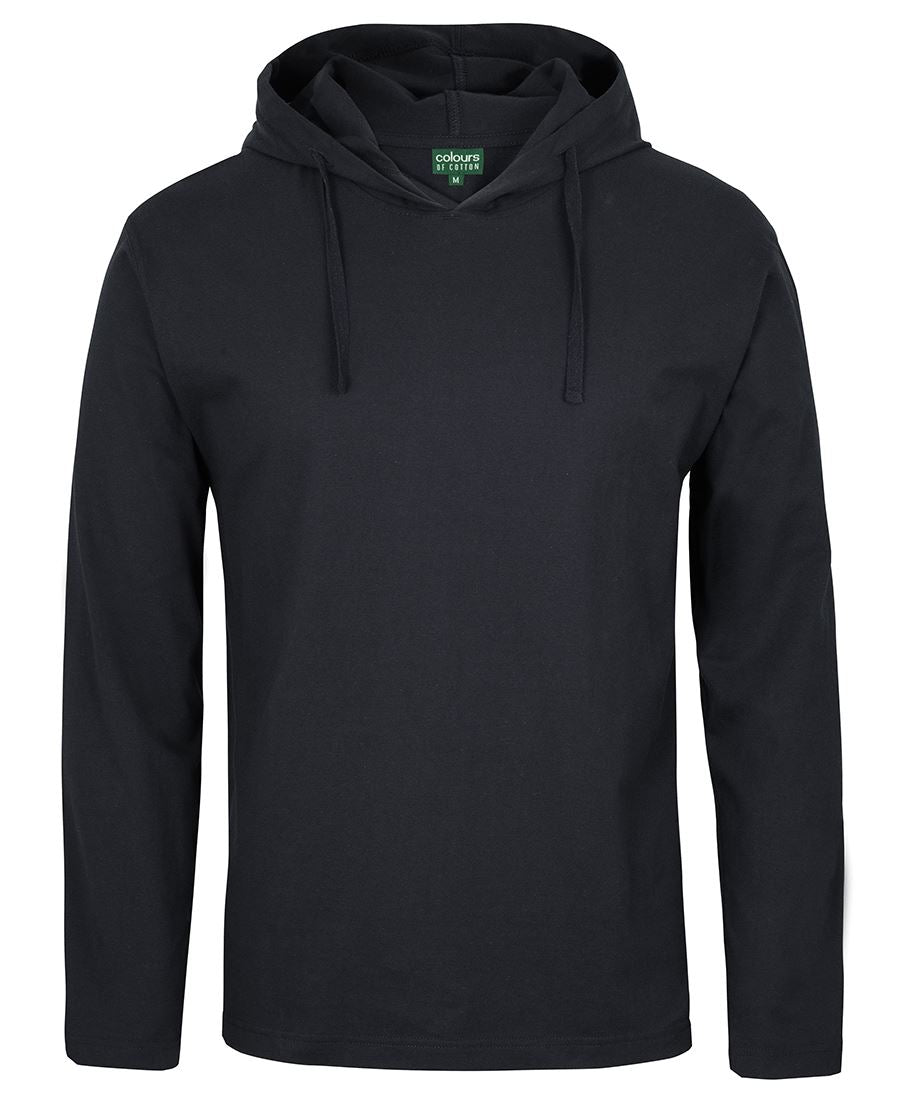 C of C L/S Hooded Tee - Black