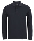 JB's 210 L/S Pocket Polo - Black