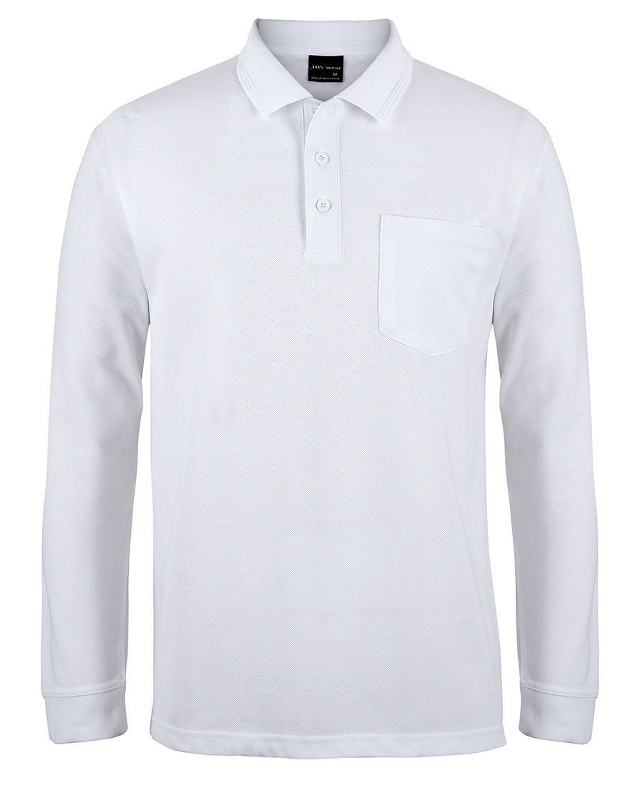 JB's 210 L/S Pocket Polo - Black