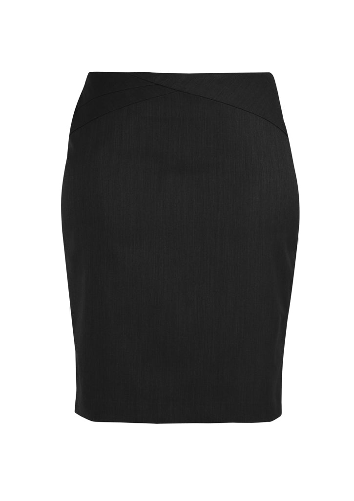 Comfort Wool Stretch Womens Chevron Band Skirt