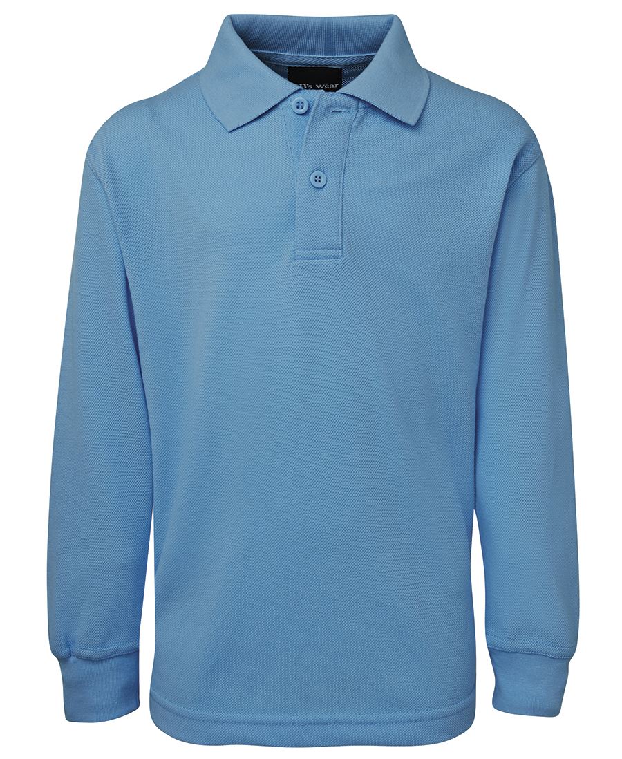 JB's Kids L/S 210 Polo Lt Blue - Light Blue