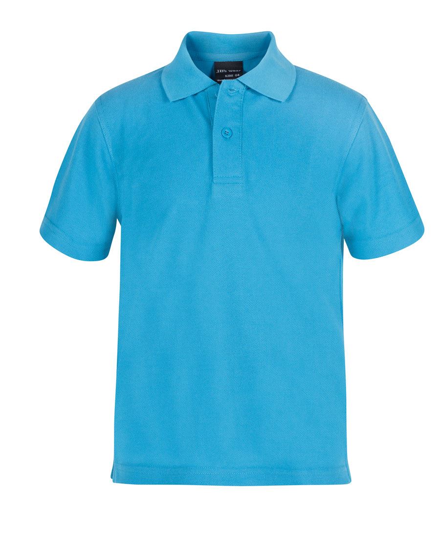 JB's Kids S/S 210 Polo - Aqua