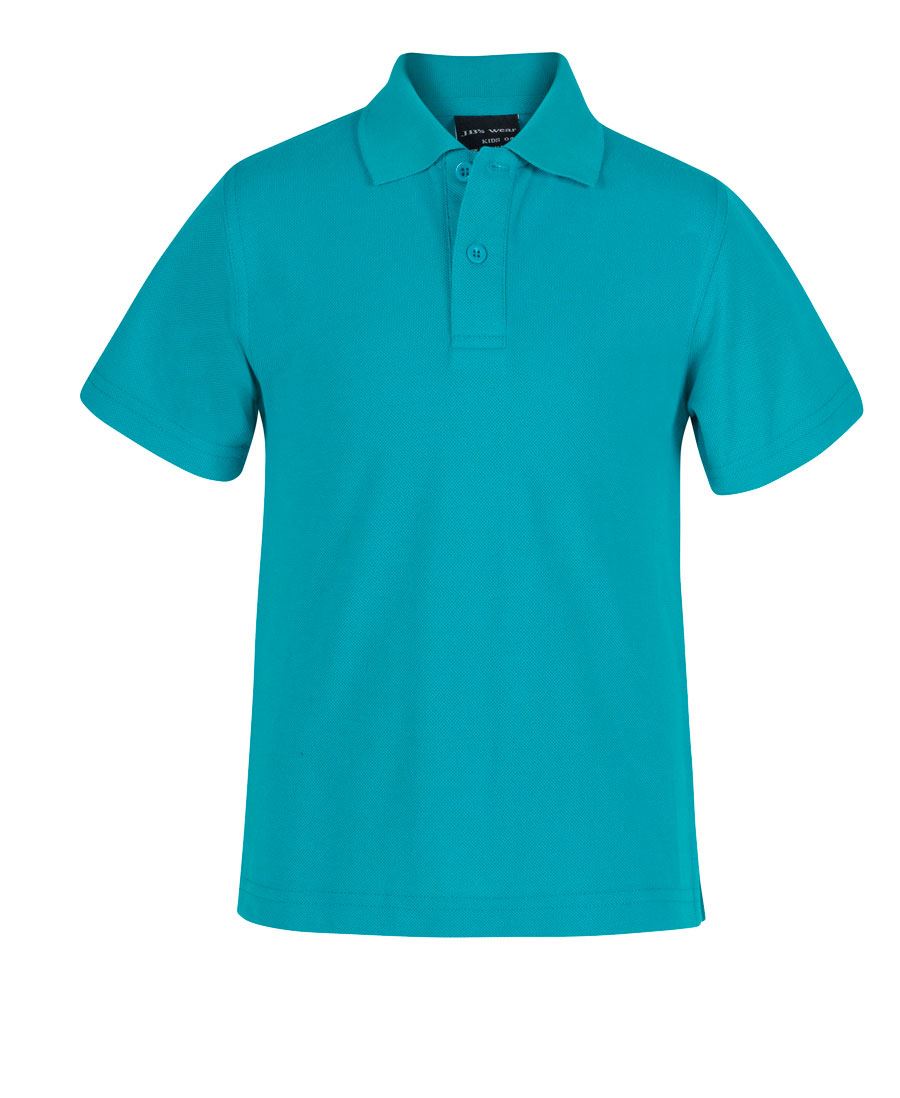 JB's Kids S/S 210 Polo - Aqua
