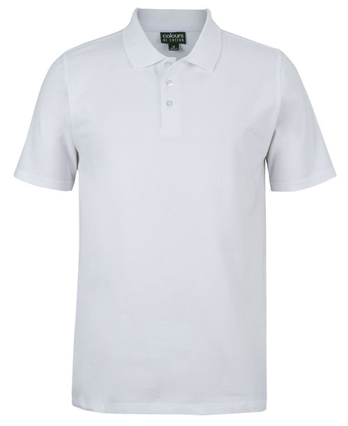 C of C Cotton S/S Stretch Polo - Black