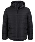 JB's Hooded Puffer Jacket - Black
