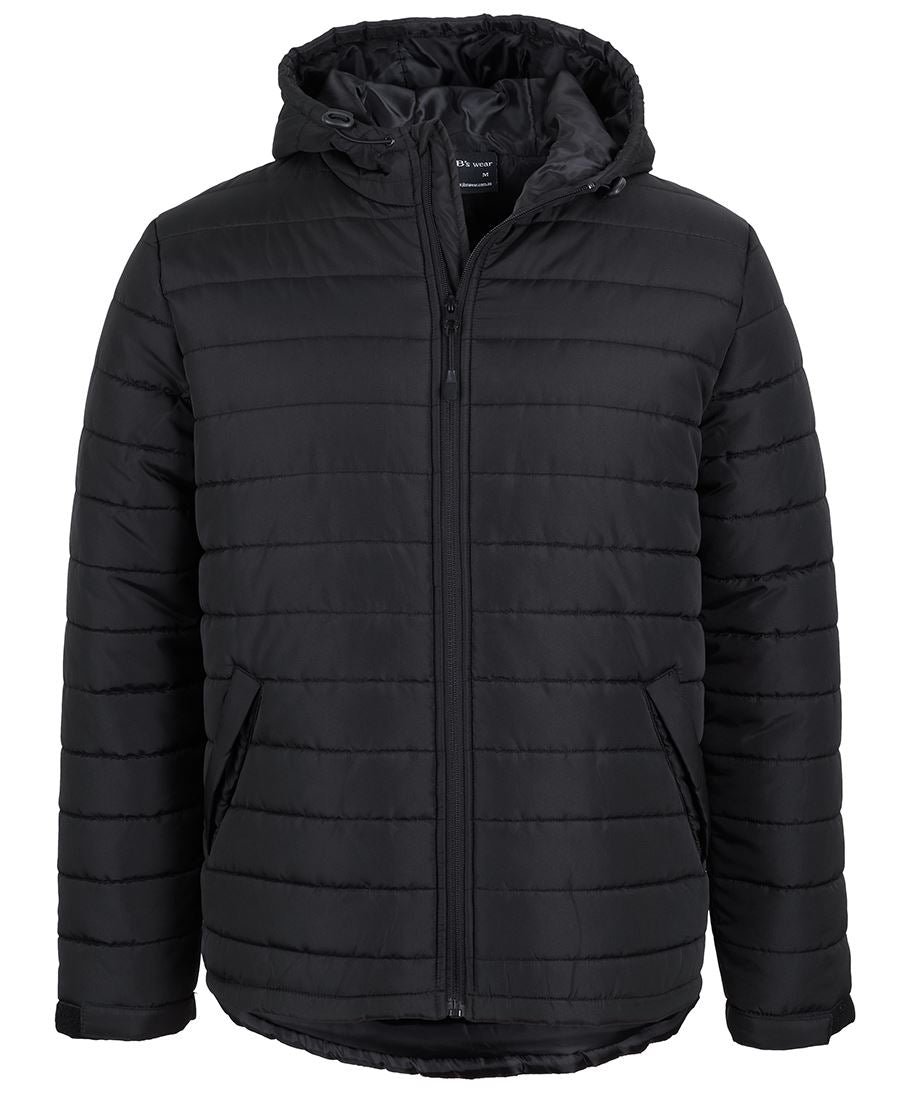 JB's Hooded Puffer Jacket - Black