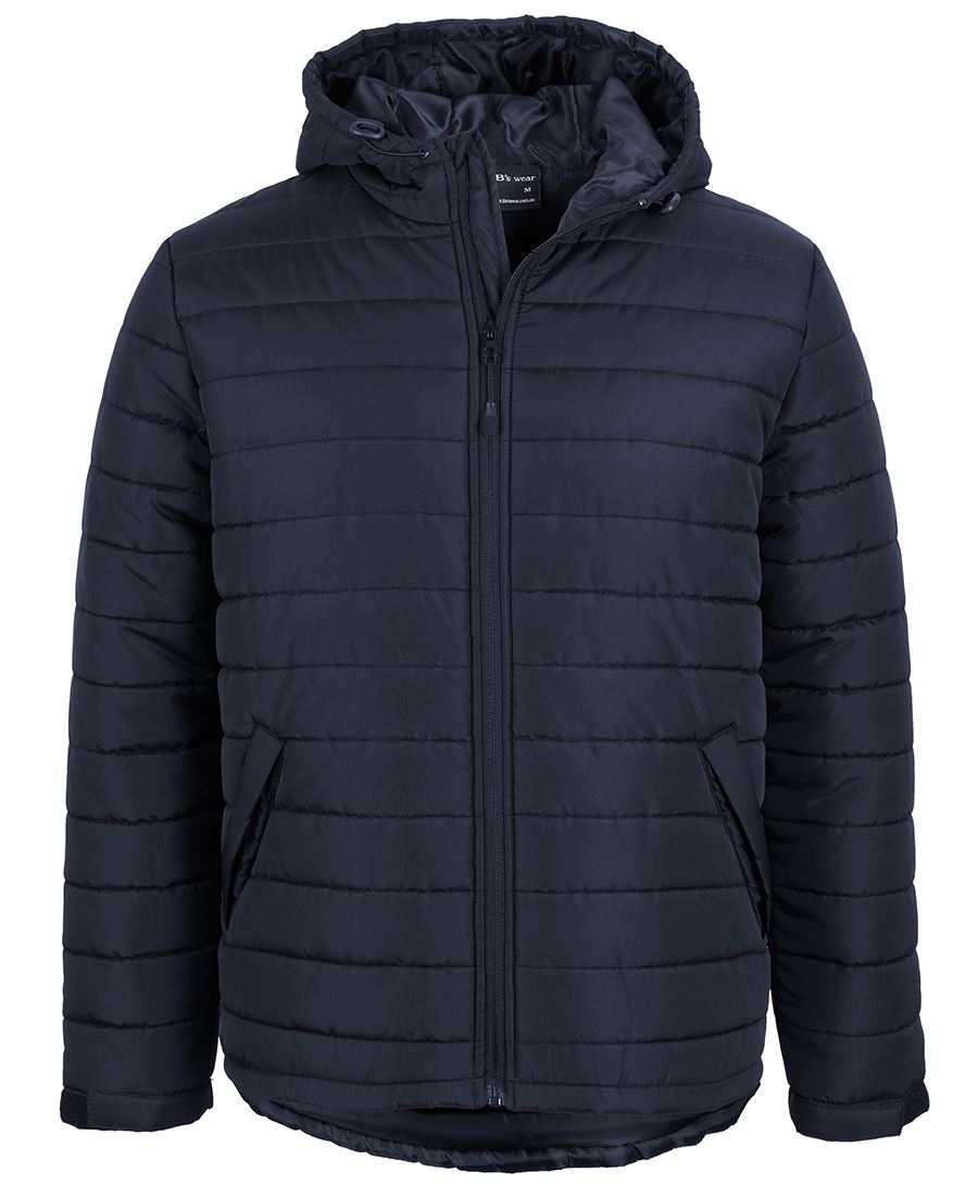 JB's Hooded Puffer Jacket - Black