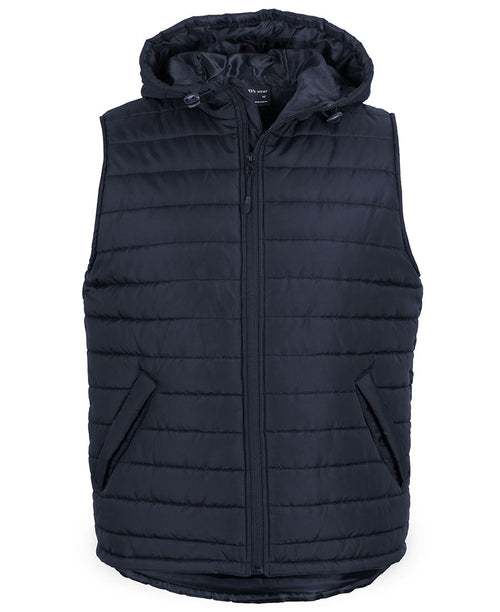 JB's Hooded Puffer Vest - Black