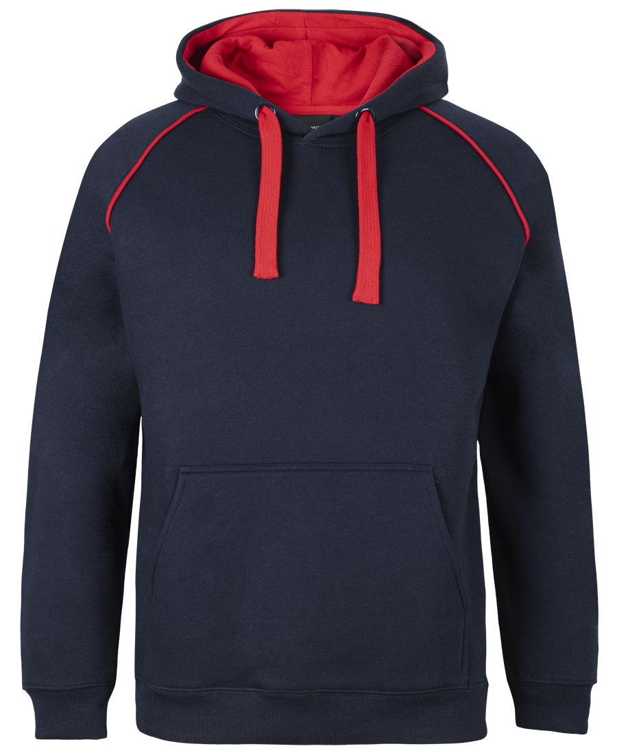 JB's Contrast Fleecy Hoodie - 13% Marle/Black