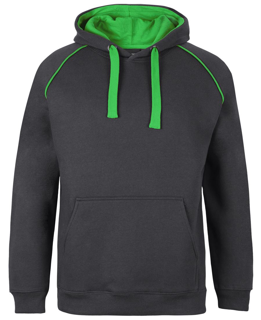 JB's Contrast Fleecy Hoodie - 13% Marle/Black