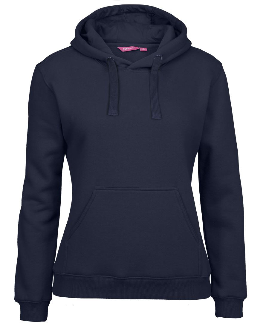 JB's  Ladies Fleecy Hoodie - Black