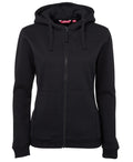 JB's Ladies Full Zip Fleecy Hoodie - Black