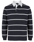 JB's Yarn Dyed Rugby - Black/White