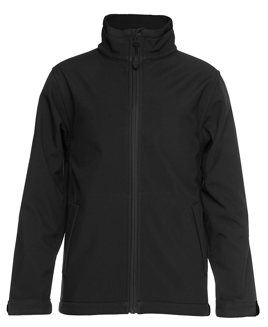 PDM Kids Three Layer Softshell Jacket - Black