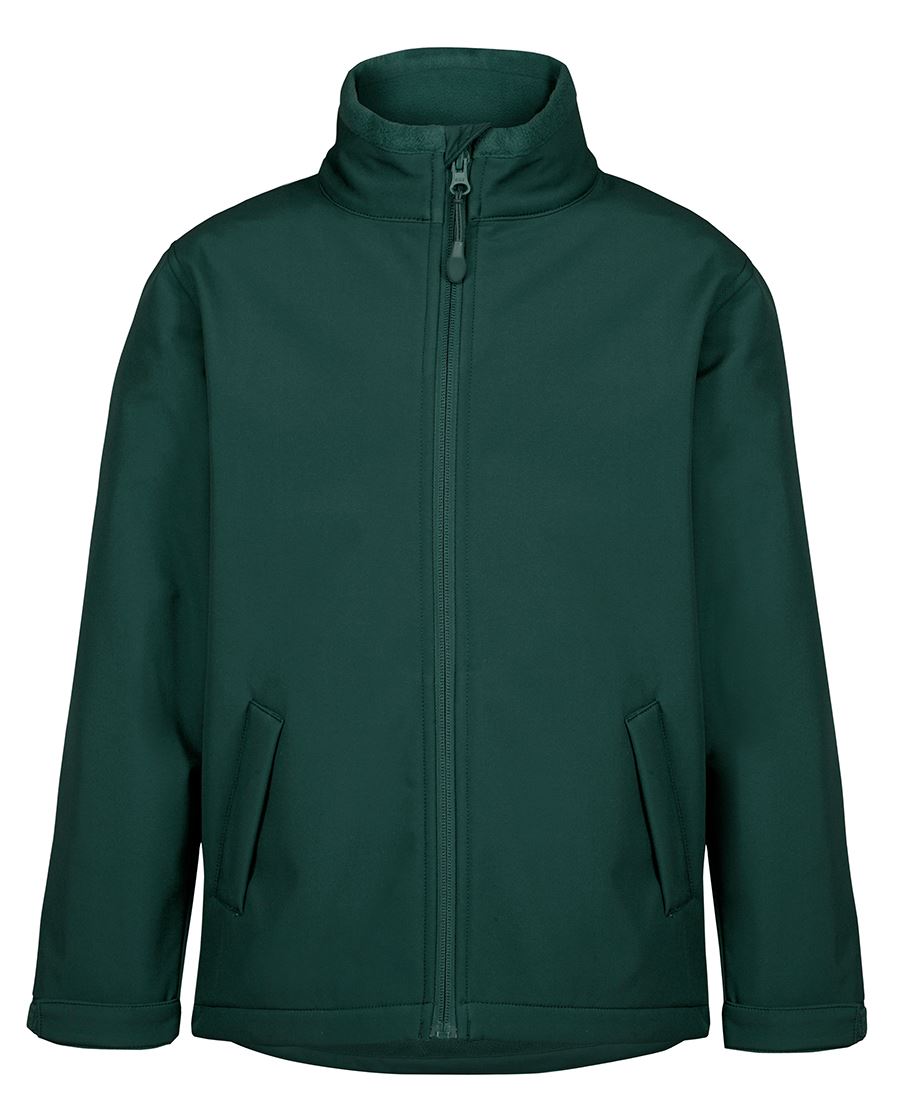 PDM Kids Three Layer Softshell Jacket - Black