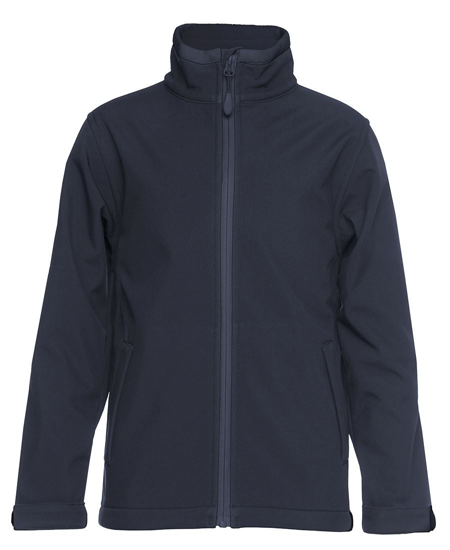 PDM Kids Three Layer Softshell Jacket - Black