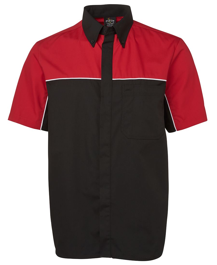 Podium Moto Shirt - Black/Grey/White