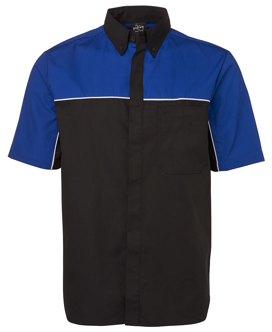 Podium Moto Shirt - Black/Grey/White