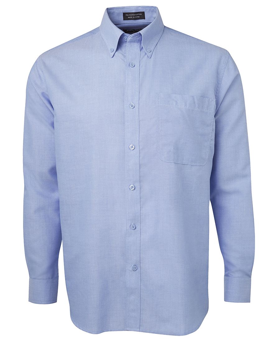 JB's L/S Oxford Shirt Lt Blue - Light Blue