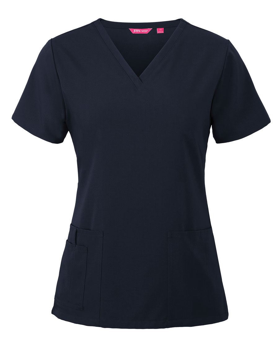 JB's Ladies Nu Scrub Top - Black
