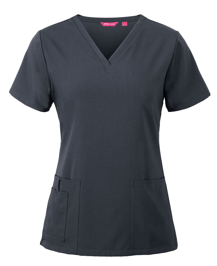 JB's Ladies Nu Scrub Top - Black