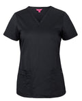 JB's Ladies Premium Scrub Top - Black