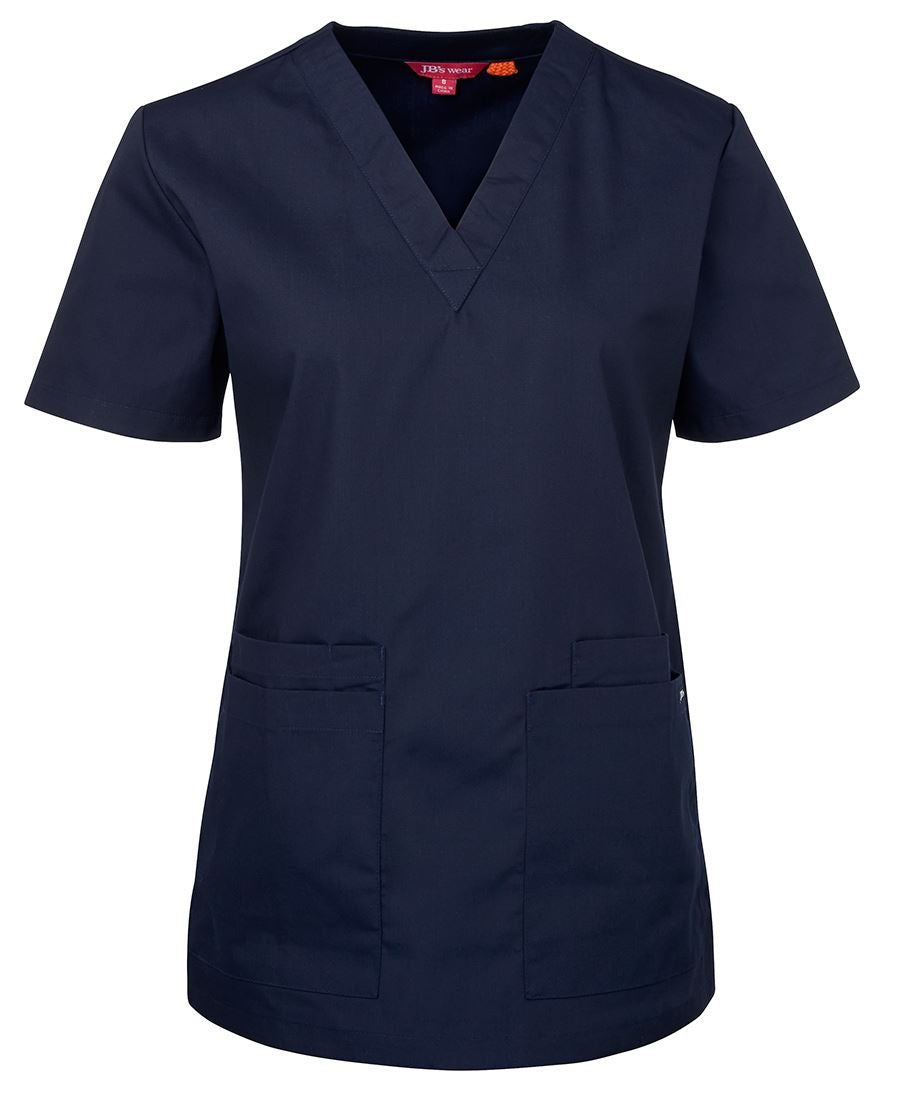 JB's Ladies Scrubs Top - Black