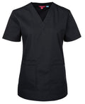 JB's Ladies Scrubs Top - Black