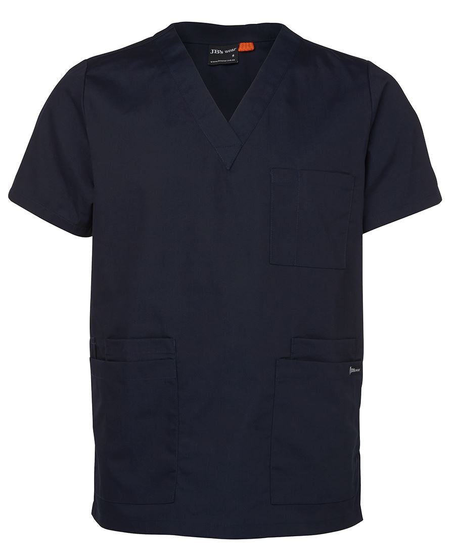 JB's Unisex Scrubs Top - Black