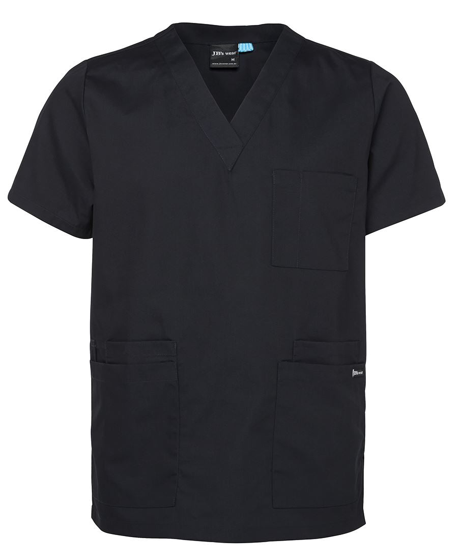 JB's Unisex Scrubs Top - Black