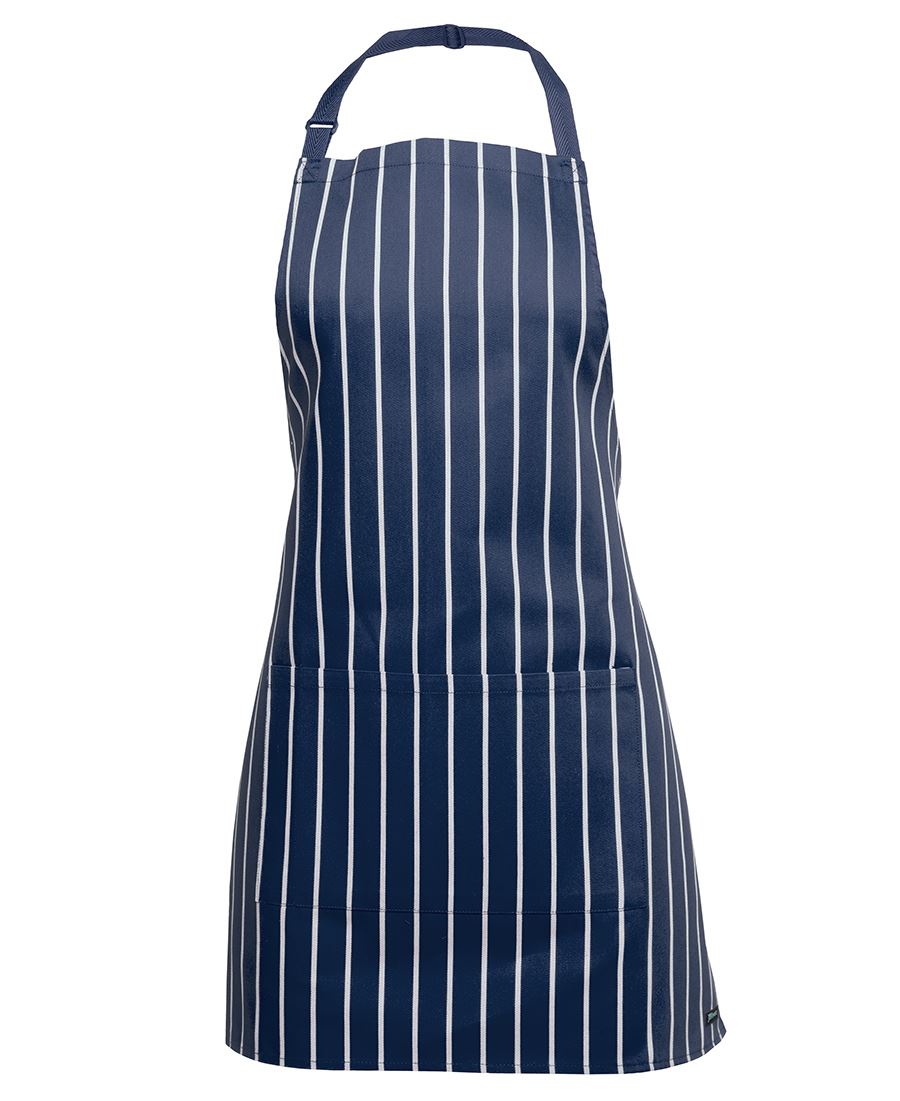 JB's 65X71 Bib Apron - Navy/White