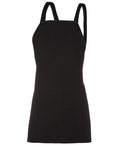JB's Cross Back 65X71 Bib Canvas Apron (Without Strap) - Black