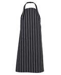 JB's Bib Striped Apron - Black/White
