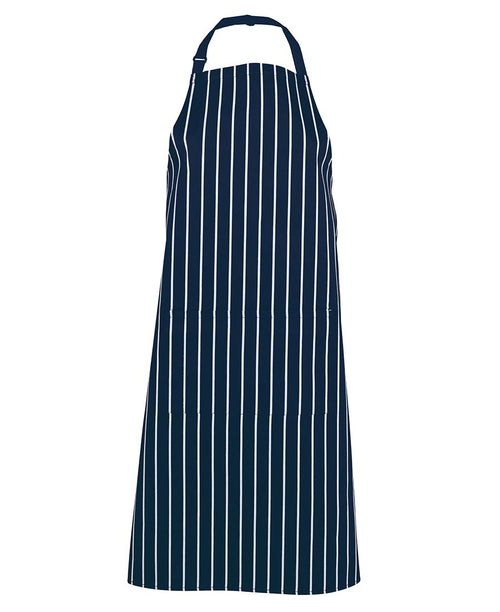 JB's Bib Striped Apron - Navy/White