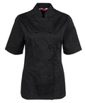 JB's Ladies S/S Chef'S Jacket - Black