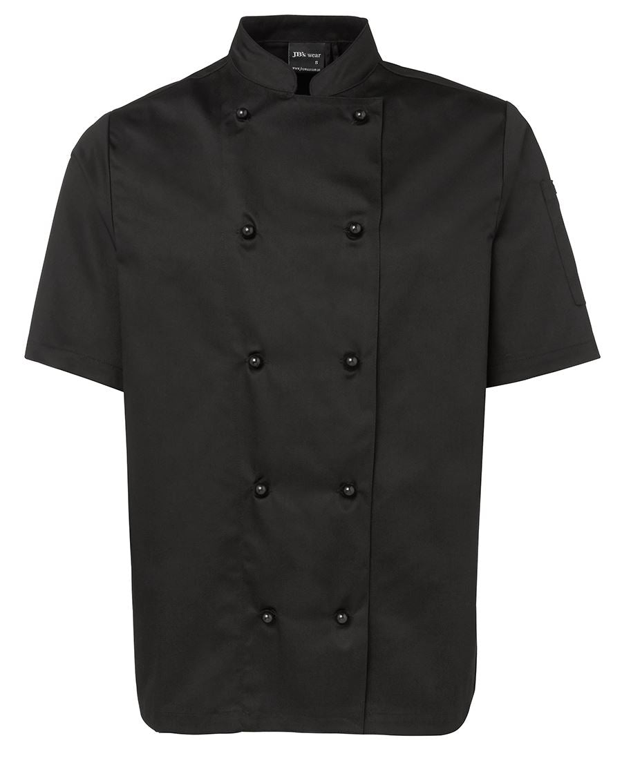 JB's S/S Chefs Jacket - Black