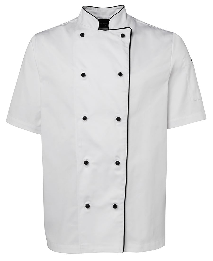JB's S/S Chefs Jacket - Black