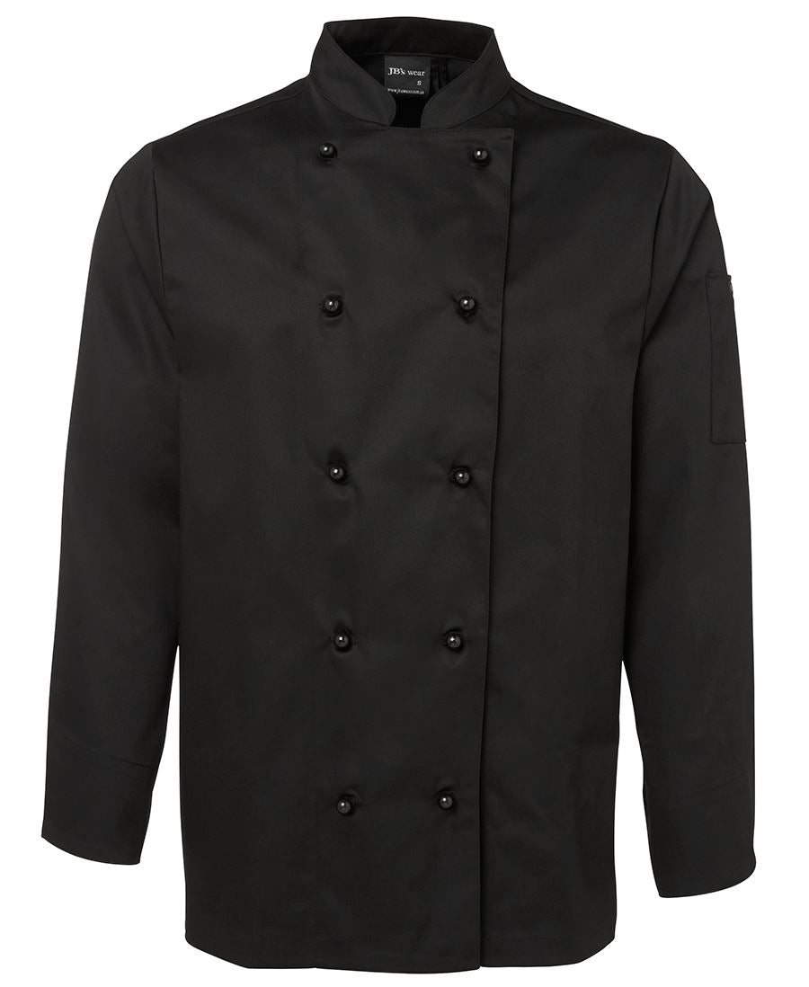 JB's L/S Chefs Jacket - Black