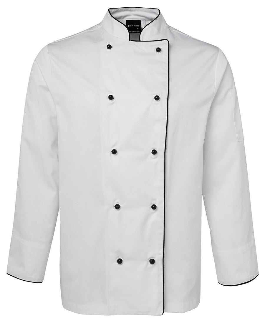 JB's L/S Chefs Jacket - Black