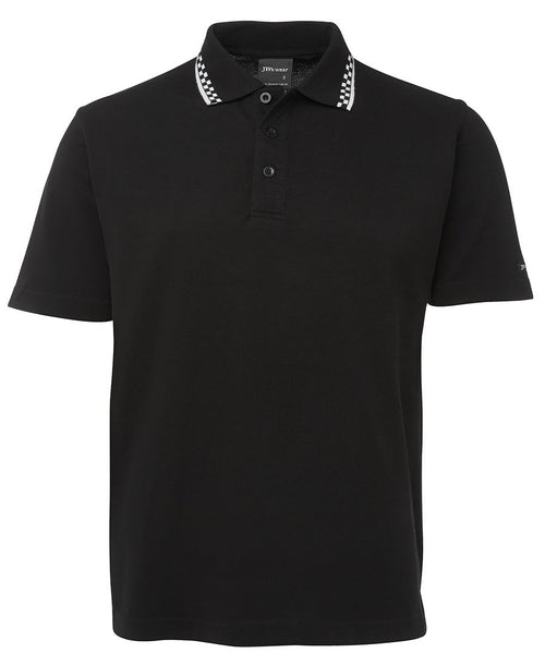 JB's Chef Polo - Black/White
