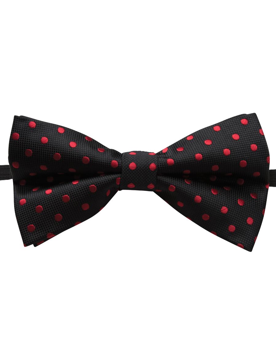 JB's Bow Tie - Black/Red