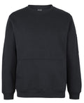 JB's 350 Premium Trade Crew Neck Fleece - Black/Black
