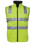 JB's HV 4602.1 (D+N) Rev Vest - Lime/Black