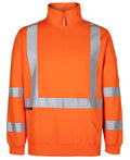 JB's Nsw/Qld Rail (D+N) X-Back 1/2 Zip Fleece - Orange