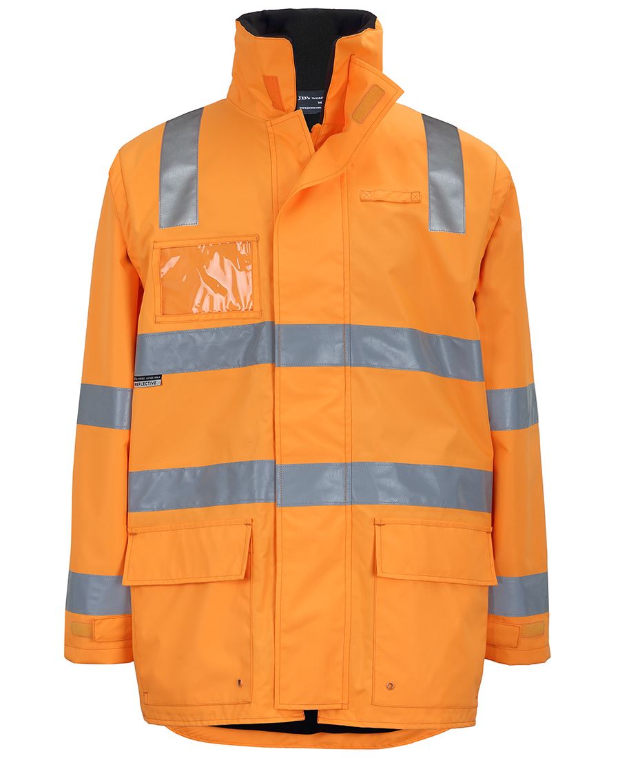 JB's Aust. Rail D+N Zip Off Sleeve L/Line Jacket - Orange