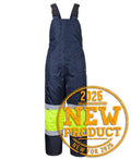 JB's Freezer Bib & Brace with Tape - Navy/Lime