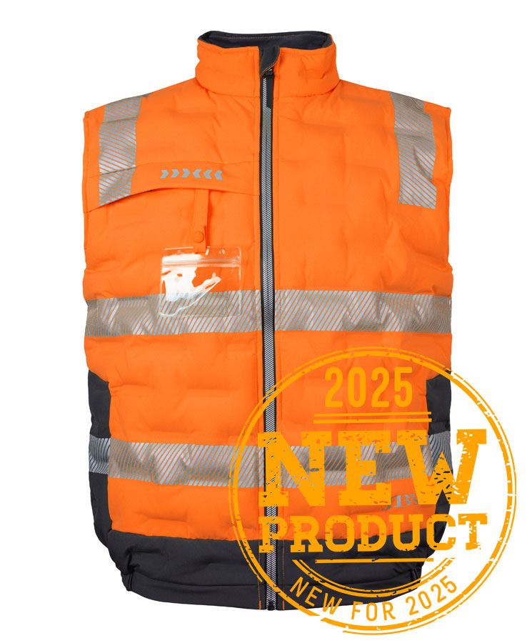 JB's HV (D+N) Graphene Puffer Vest - Lime/Charcoal