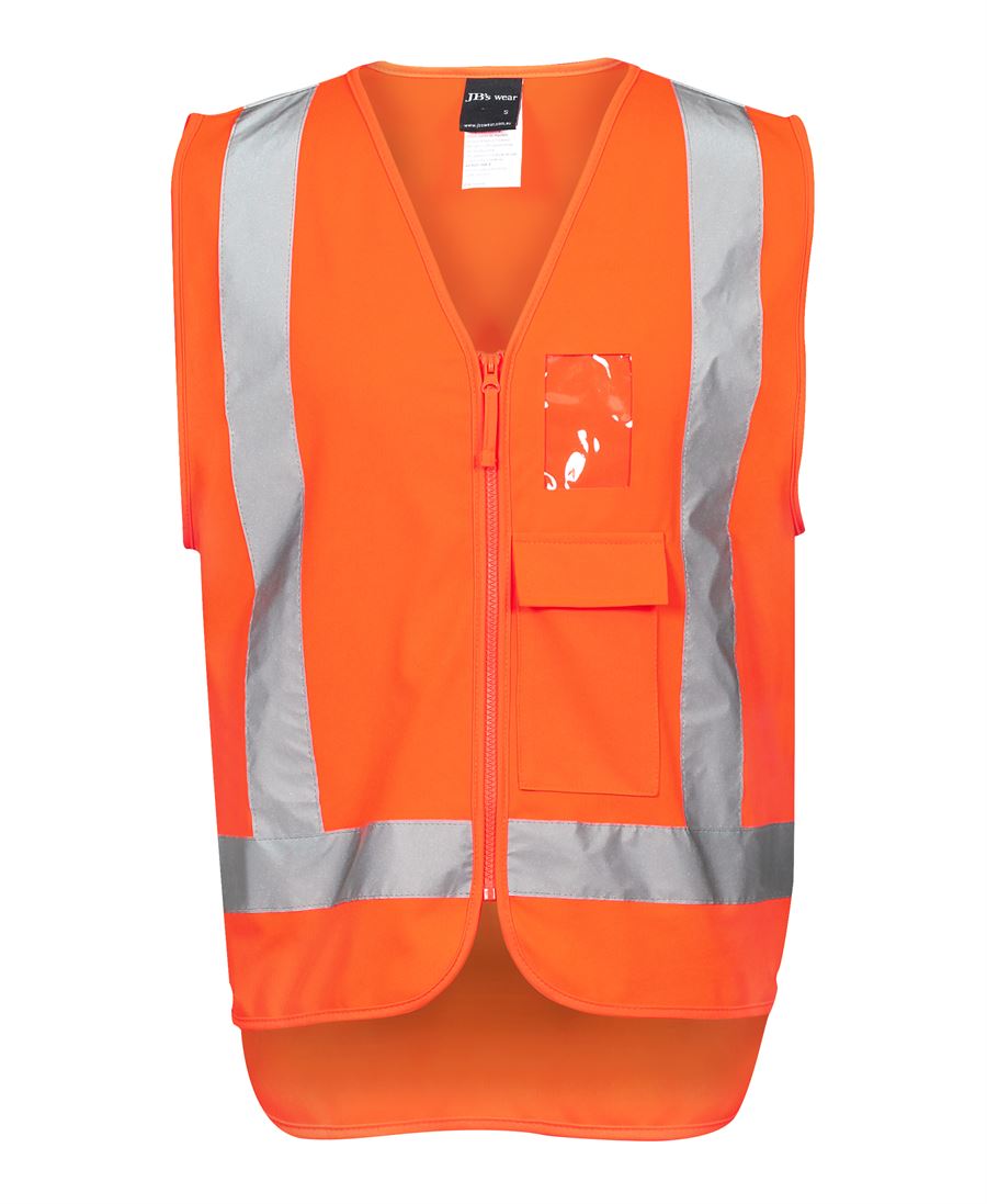 JB's HV Zip (D+N) Ttmc-W Vest - Orange