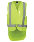JB's HV Zip Drop Tail H Pattern (D+N) Vest - Lime