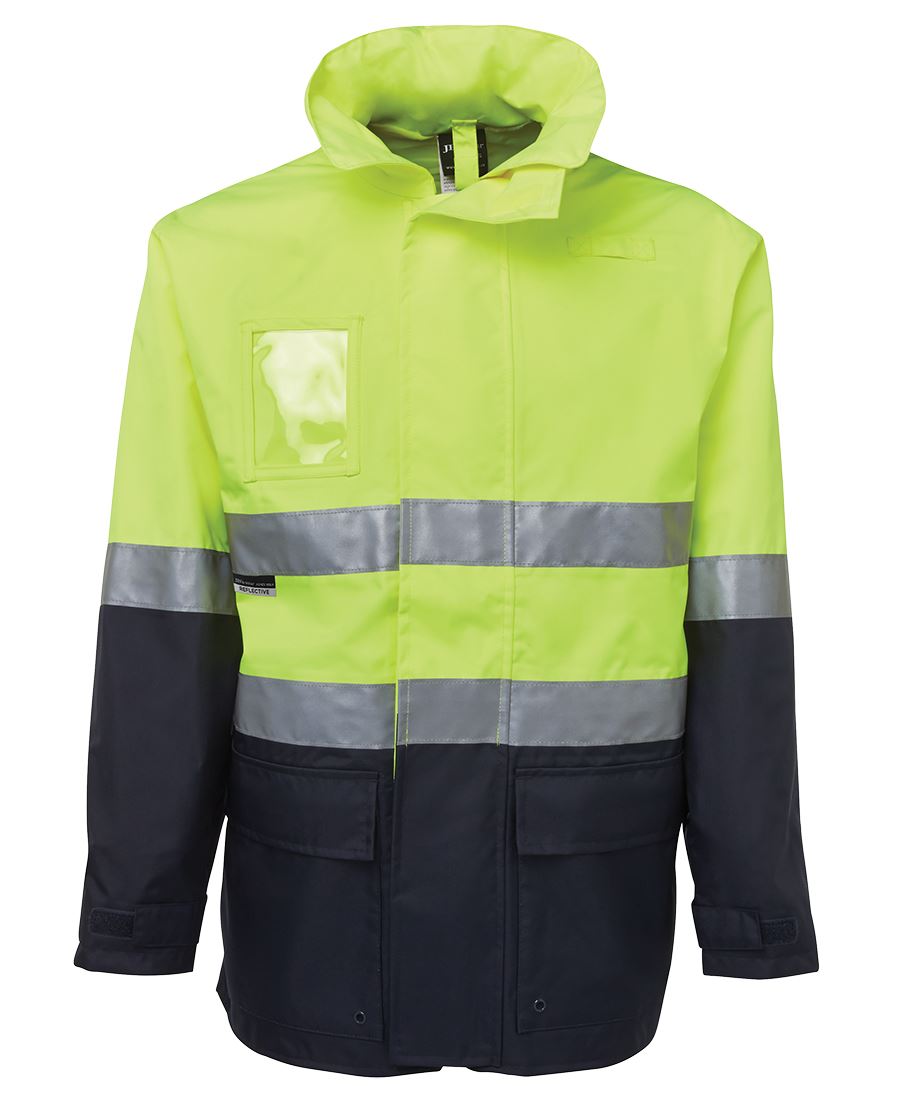 JB's HV (D+N) L/Line Jacket - Lime/Navy